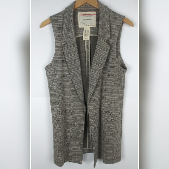 Cartonnier Tops - Cartonnier Anthropologie open front vest size L